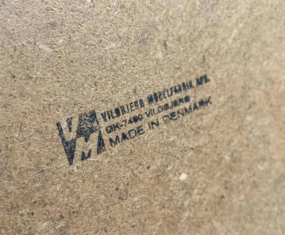 Miroir danois en teck milieu du siècle moderne de Vildbjerg Møbelfabrik, années 1960