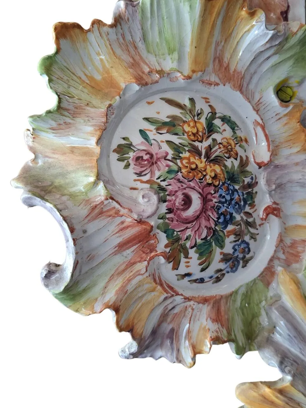 Miroir d'Art en Céramique Polychrome – Maria Pegoraro pour Ricc