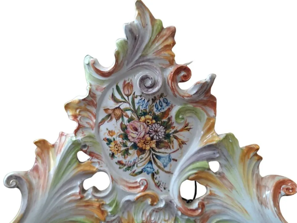Miroir d'Art en Céramique Polychrome – Maria Pegoraro pour Ricc