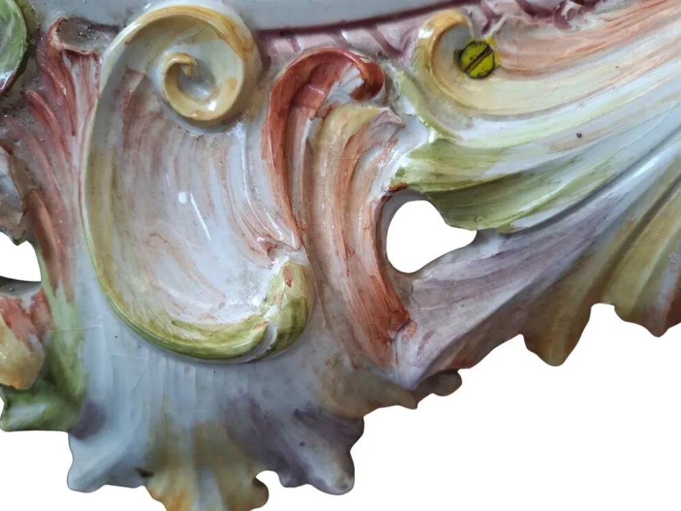 Miroir d'Art en Céramique Polychrome – Maria Pegoraro pour Ricc