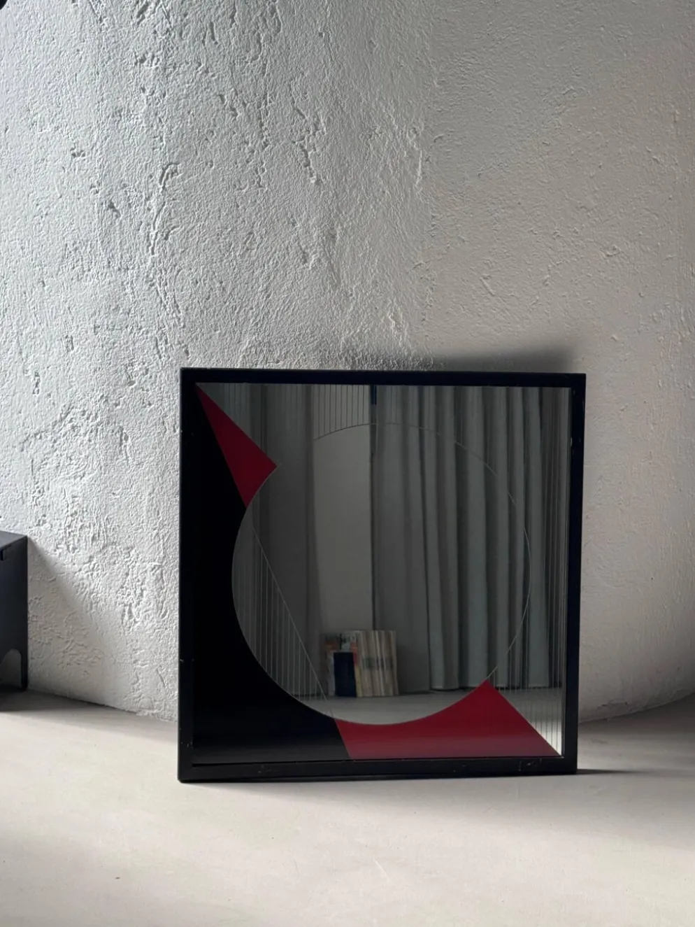 Miroir d'art Eugenio Carmi années 1970 décoration italienne