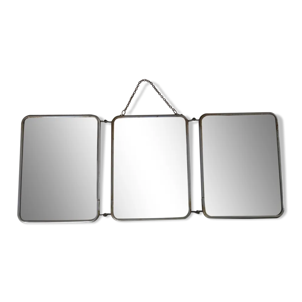 Miroir de barbier ancien