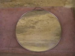 Miroir de barbier rond 30cm