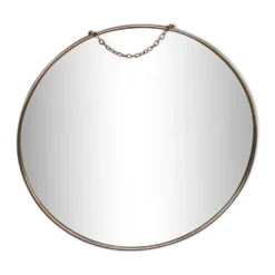 Miroir de barbier rond 30cm