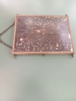 Miroir de barbier triptyque