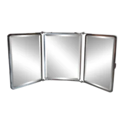 Miroir de barbier triptyque.