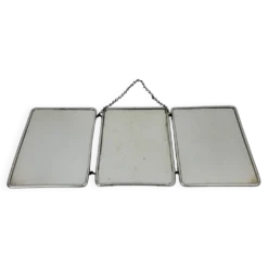 Miroir de barbier triptyque