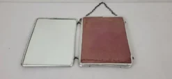 Miroir de barbier triptyque