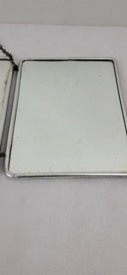 Miroir de barbier triptyque