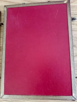 Miroir de barbier triptyque