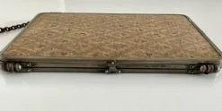 Miroir de barbier triptyque ancien Brot Déposé – miroir au mercure –