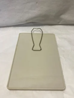 Miroir de barbier vintage bakélite blanche