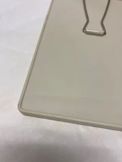 Miroir de barbier vintage bakélite blanche