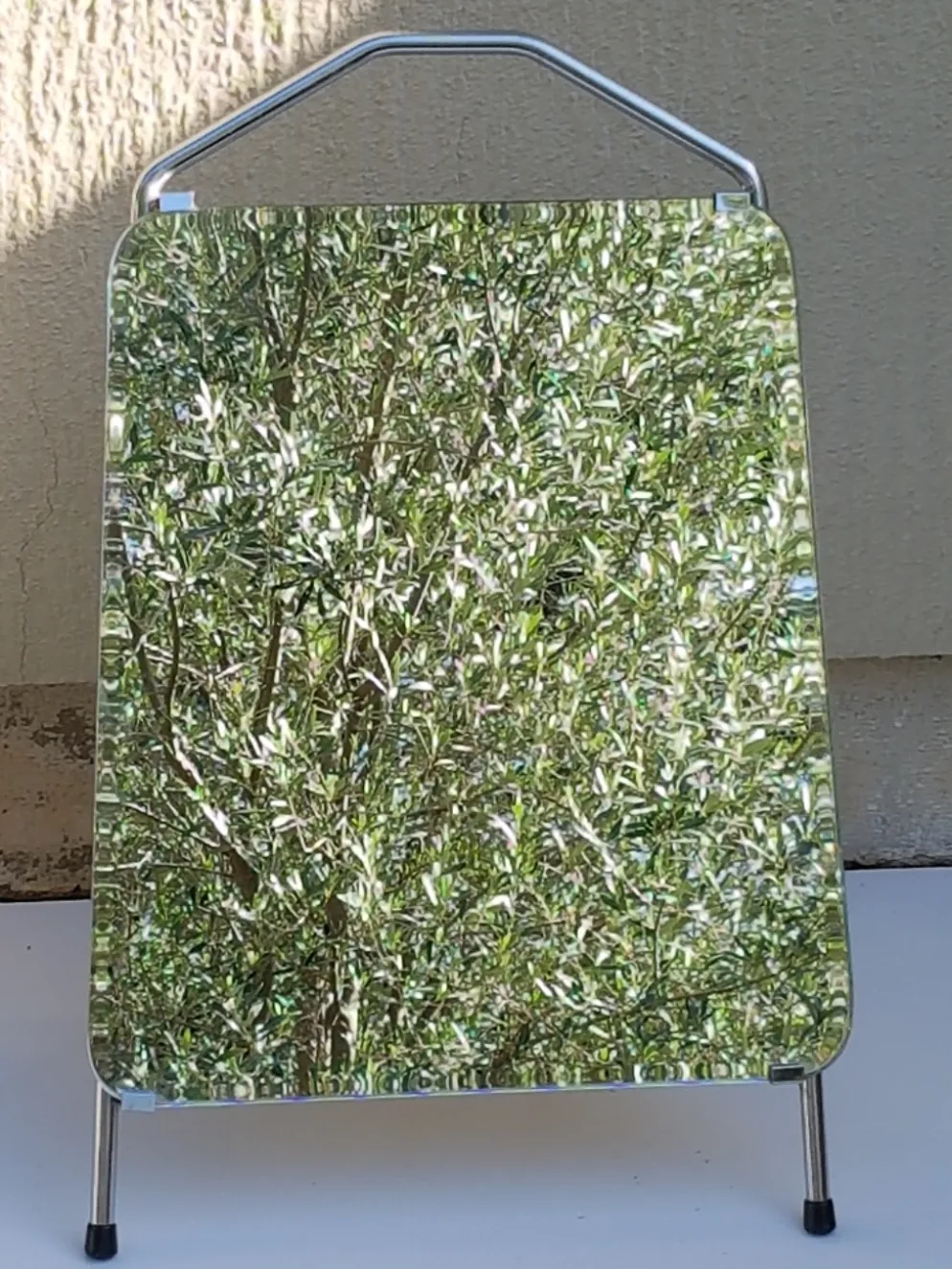 Miroir de chausseur vintage 38x56cm