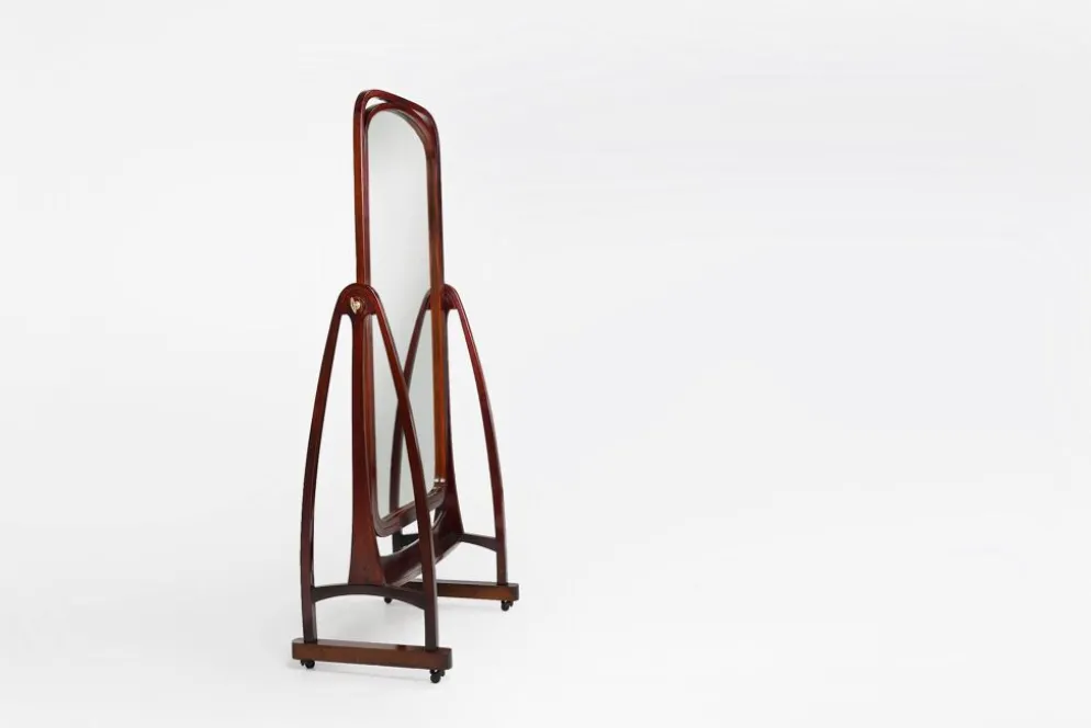 Miroir de cheval modèle autrichien 9954 de Thonet, 1904