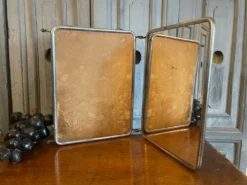 Miroir de coiffeur 3 volets vintage