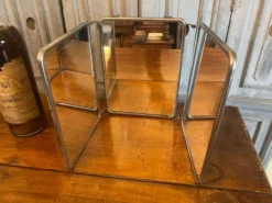 Miroir de coiffeur 3 volets vintage