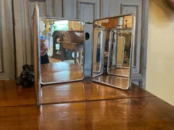 Miroir de coiffeur 3 volets vintage