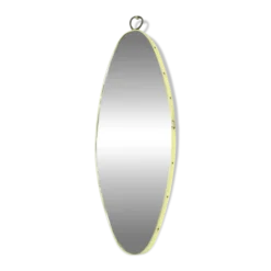 Miroir de forme libre moderne du milieu du siècle, style rockabilly des années 50