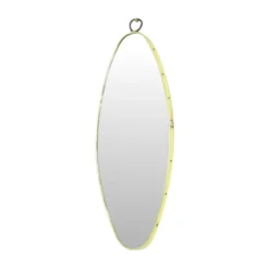 Miroir de forme libre moderne du milieu du siècle, style rockabilly des années 50