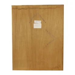 Miroir Deknudt en or Hollywood Regency biseauté 92 cm
