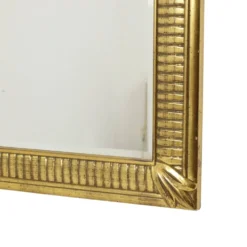 Miroir Deknudt en or Hollywood Regency biseauté 92 cm