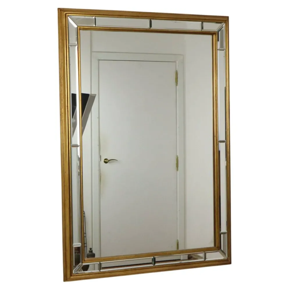 Miroir Deknudt Hollywood Regency vintage