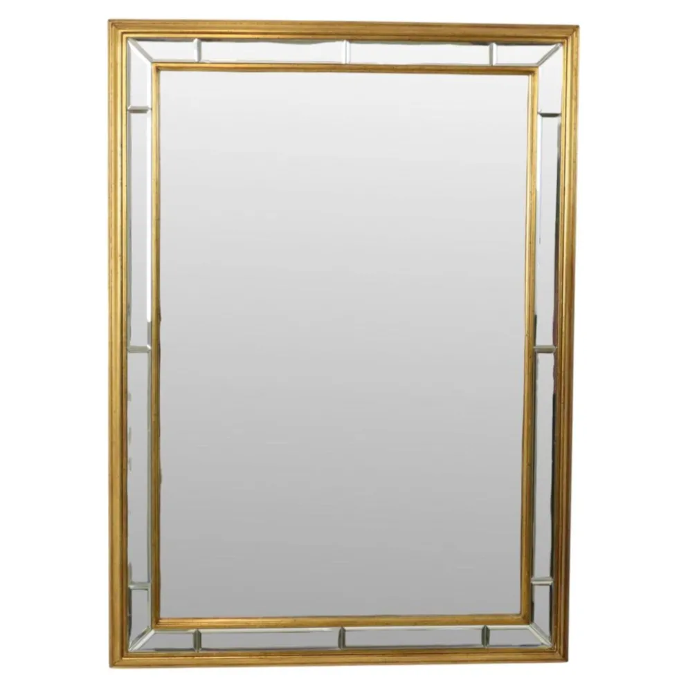 Miroir Deknudt Hollywood Regency vintage