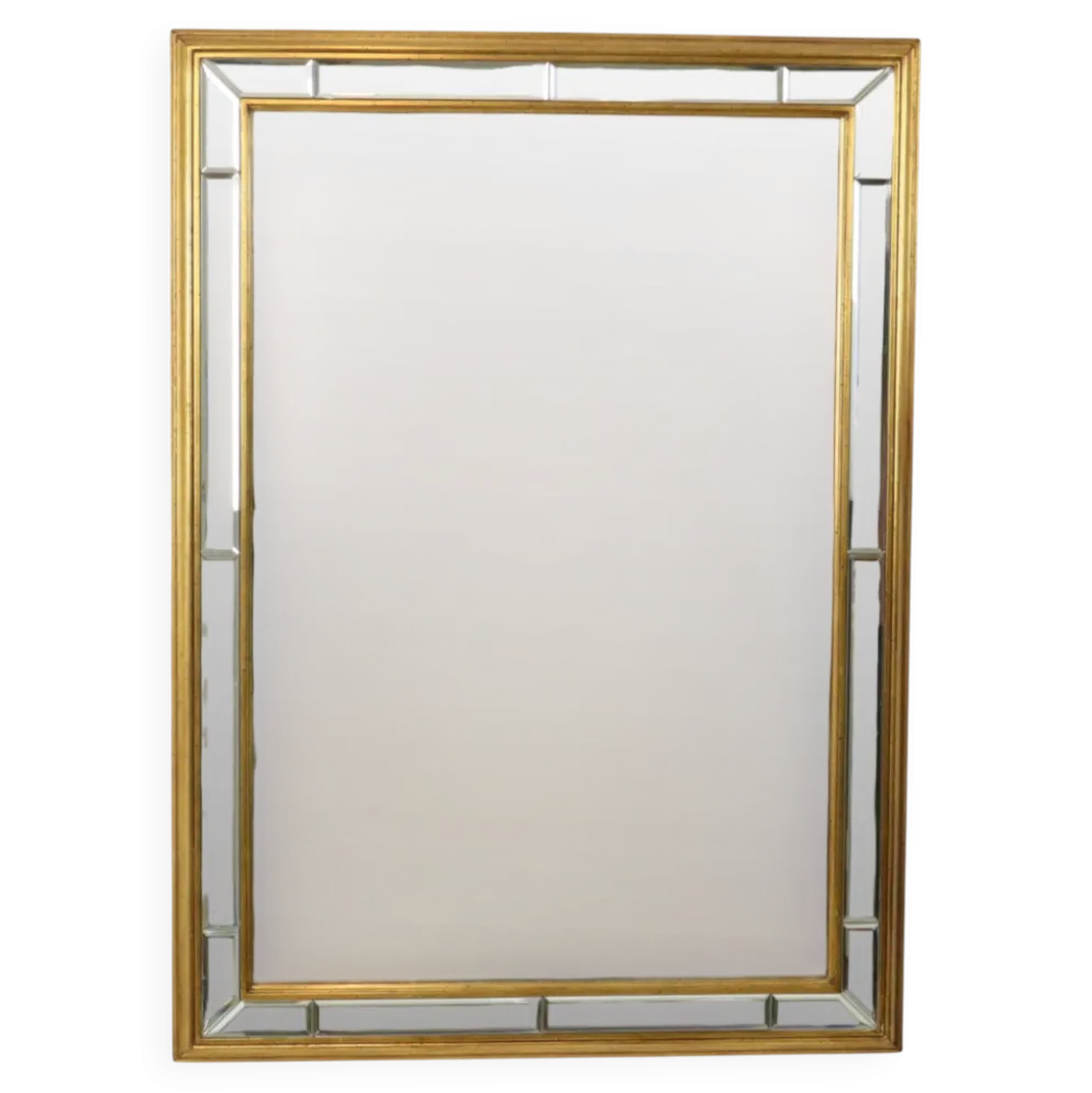 Miroir Deknudt Hollywood Regency vintage