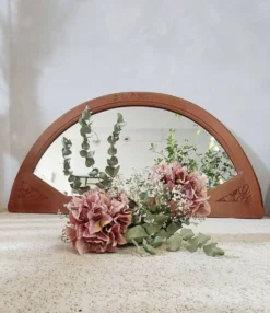 Miroir demi-lune art déco