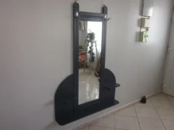 Miroir d entrèe des annèes 50 avec 2 patères 116x159cm