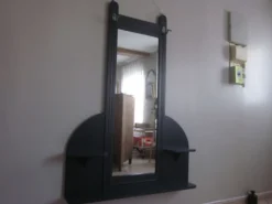 Miroir d entrèe des annèes 50 avec 2 patères 116x159cm