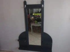 Miroir d entrèe des annèes 50 avec 2 patères 116x159cm