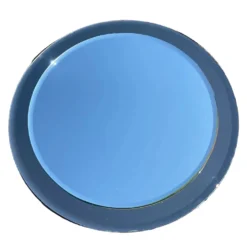 Miroir de salle de bain rond bicolore
