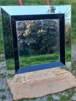 Miroir design des années 70/80 made in Belgium