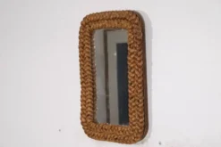 Miroir design 1950 en corde