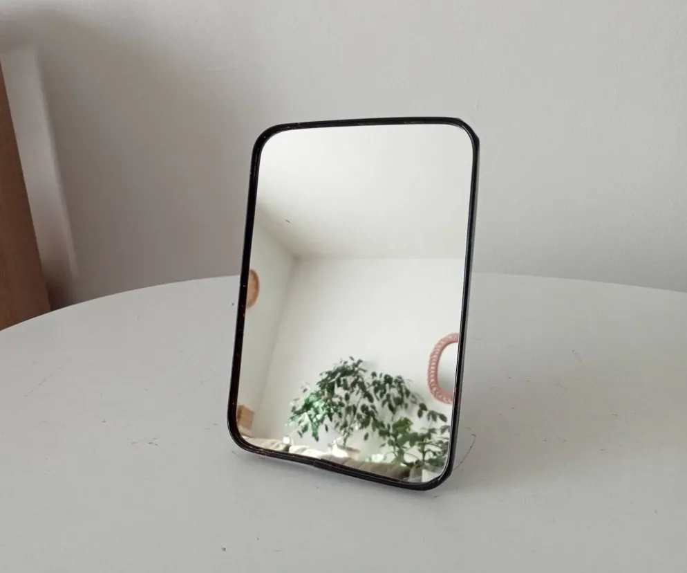 Miroir de table vintage style barbier