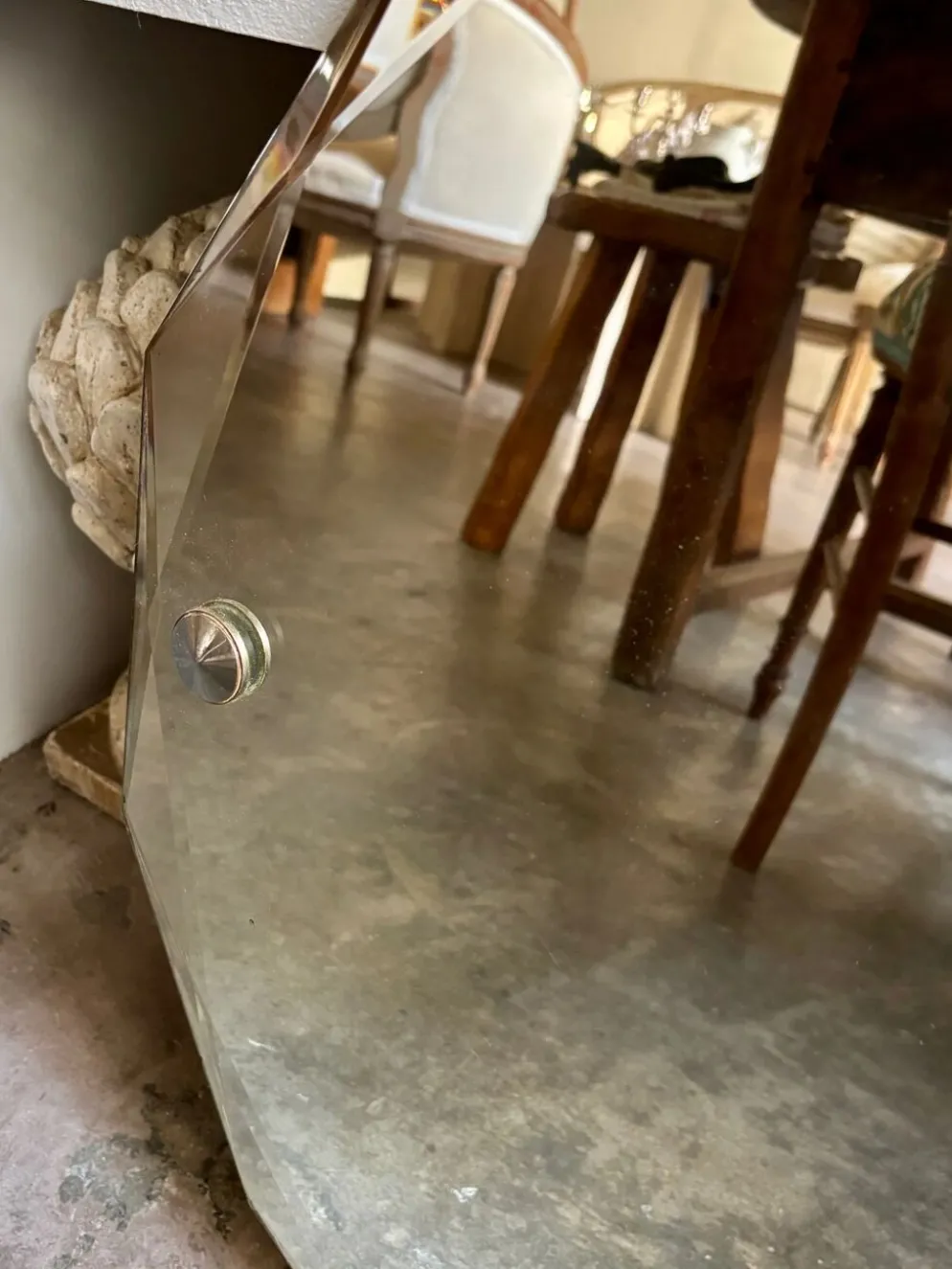 Miroir dodécagonal biseauté ⌀ 60 cm