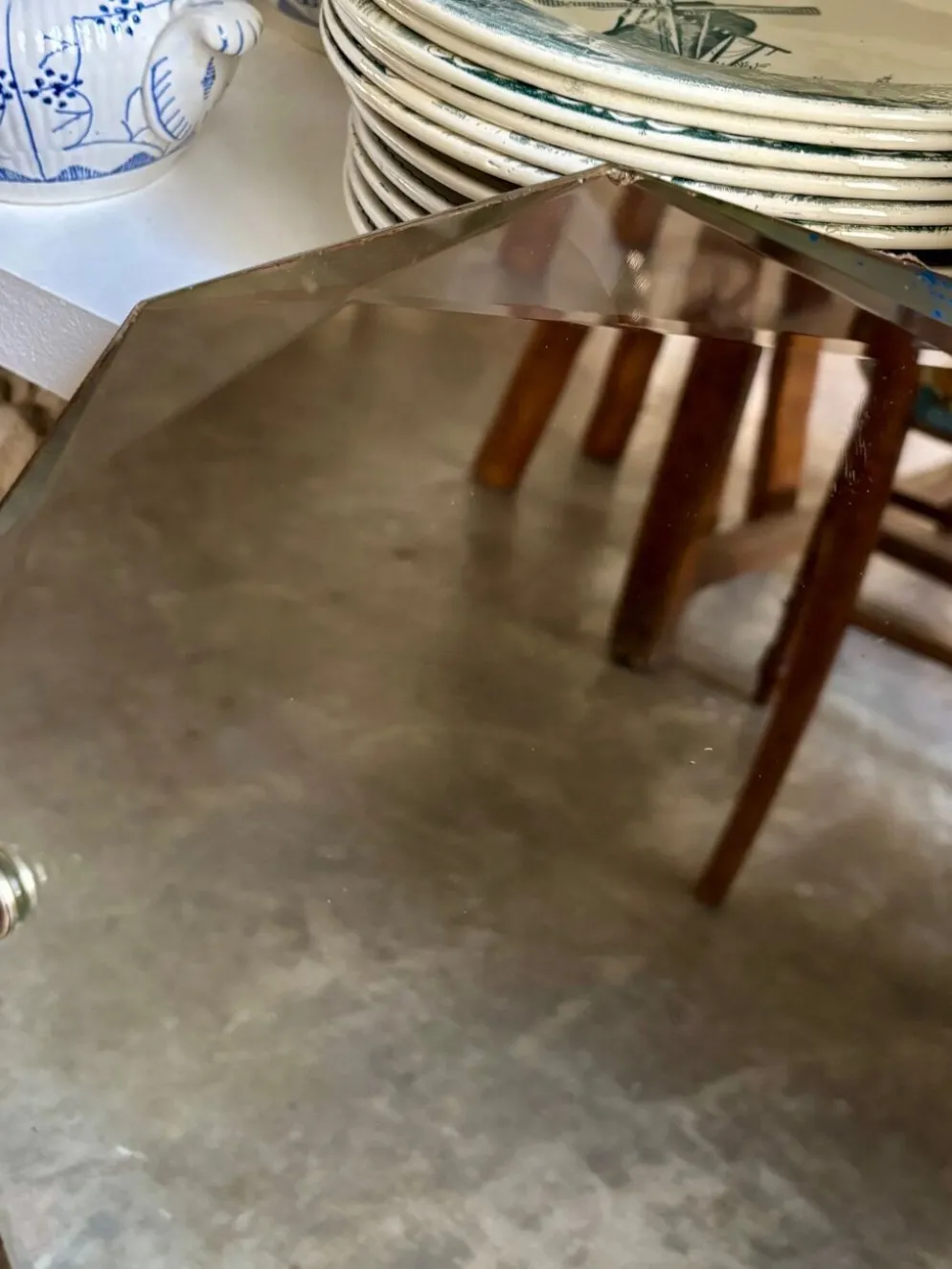 Miroir dodécagonal biseauté ⌀ 60 cm