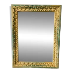 Miroir doré baroque vintage