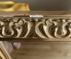 miroir doré biseauté vintage