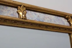 Miroir doré de style baroque par Deknudt, Belgique 20e siècle