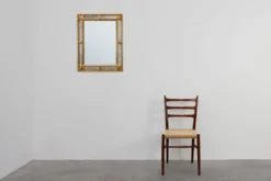 Miroir doré de style baroque par Deknudt, Belgique 20e siècle