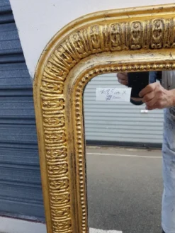 Miroir dore d'epoque louis-philippe parfait etat