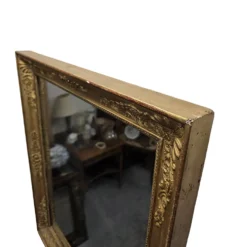 Miroir doré français ancien, début des années 1800
