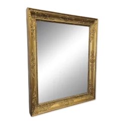 Miroir doré français ancien, début des années 1800