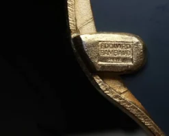 Miroir doré à l'oiseau de Edouard Rambaud, années 90