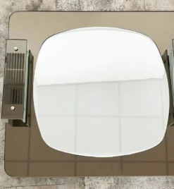 Miroir double glace vintage années 70