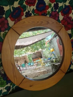 Miroir en bois