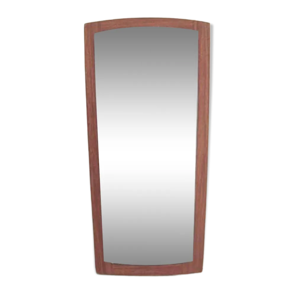 Miroir en bois conique